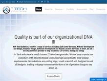 Tablet Screenshot of f-techsolutions.com
